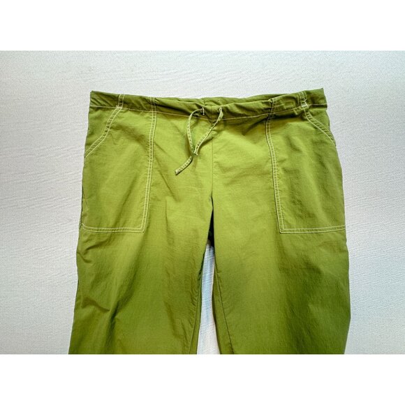 Alpine Design Womens Capri Pants Size L Green Outdoors Lightweight Stretch - Picture 4 of 13